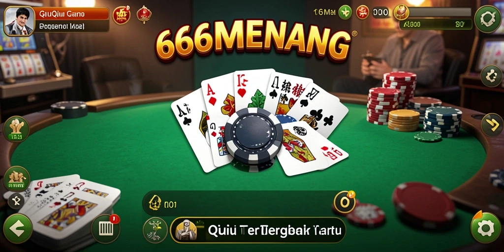 Tangkapan layar game QiuQiu yang seru di 666MENANG.