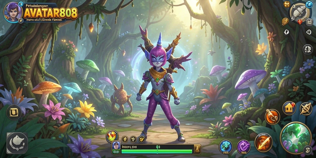 Tampilan gameplay seru di AVATAR808 dengan petualangan yang menantang.