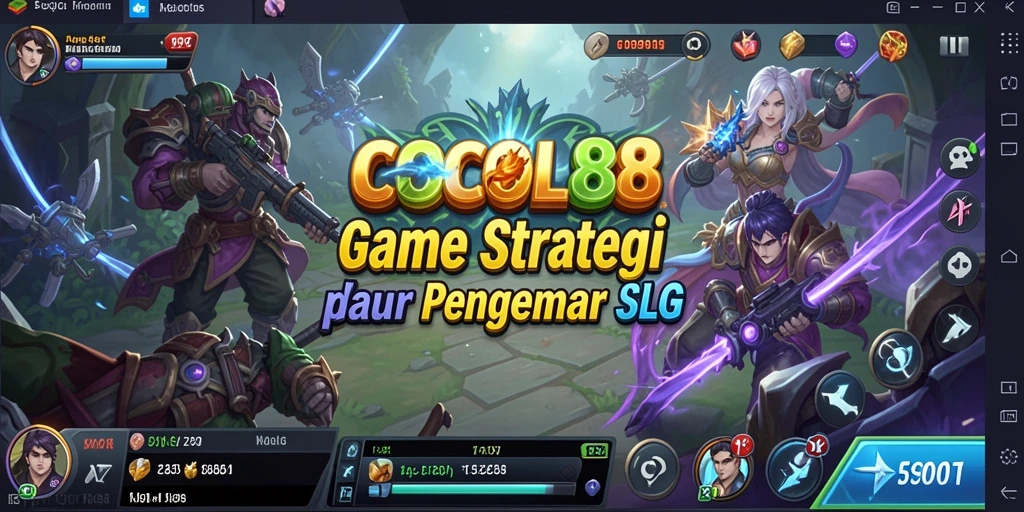 Tangkapan layar COCOL88 menampilkan aksi strategis yang mendebarkan antara para pemain.