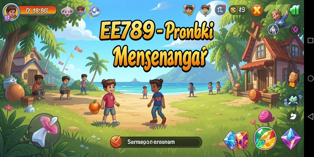 Tampilan gameplay EE789 yang menarik dan menyenangkan dalam genre Idle.