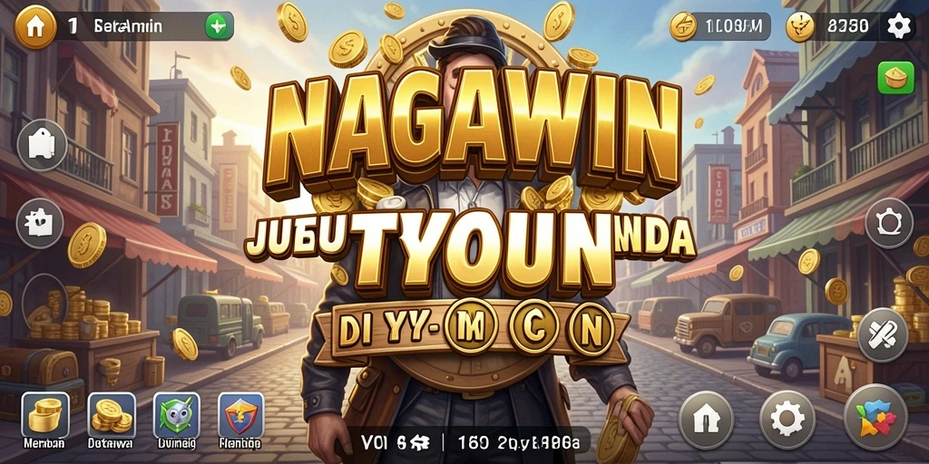 Screenshot menunjukkan pengalaman seru dalam gameplay Tycoon NAGAWIN.